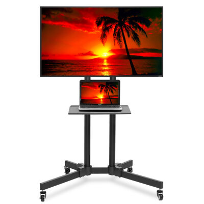 Mobile Cart Mount For Flat Screen Tvs - Fits 32" - 65"