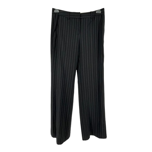 Michael Kors Dress Pants Black Wool Blend Trousers Pin