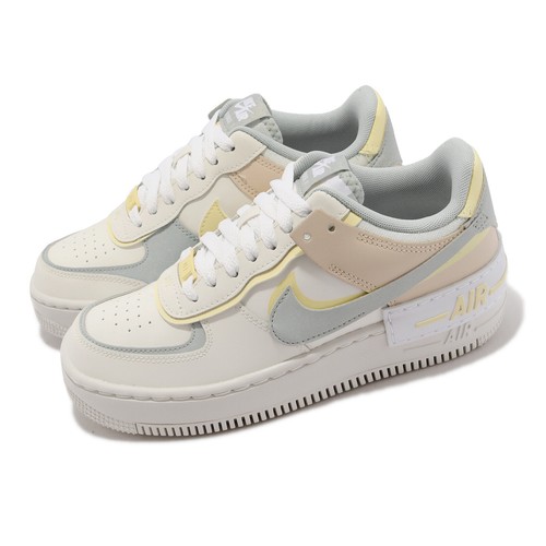 

Женские повседневные кроссовки Nike Wmns AF1 Shadow Sail White Citron Tint DR7883-101, Белый, Wmns Af1 Shadow