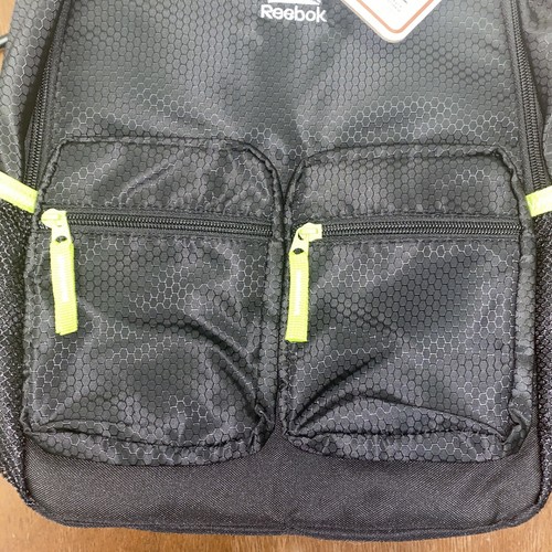Reebok Sienna Backpack - Black And Green Computer Storage New