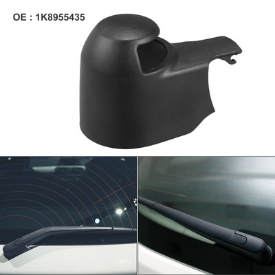 Rear Windshield Wiper Arm Nut Cap for VW Scirocco 2008-2017 for Skoda Black