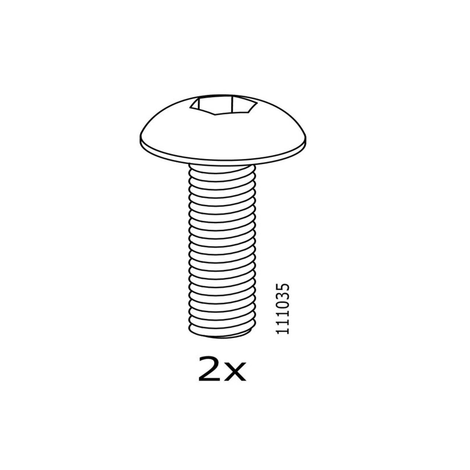 2 IKEA Screws Part # 111035 | eBay