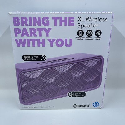 GEMS Bring the Party With You XL Wireless Speaker 40mm Pink