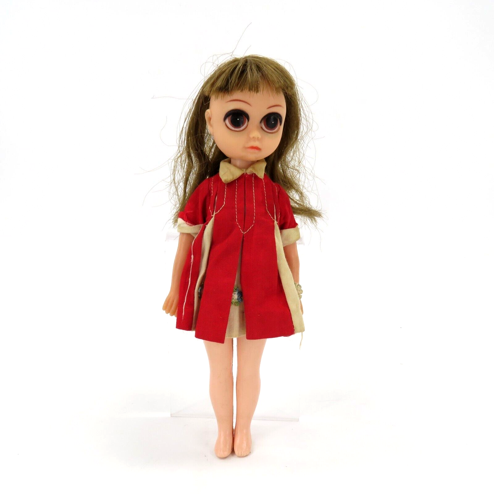 Vintage Sweet Susie Sad Eyes Doll Big Eyes 1960's Brown Hair Vintage Sweet Susie Sad Eyes Doll Big Eyes 1960's Brown Hair