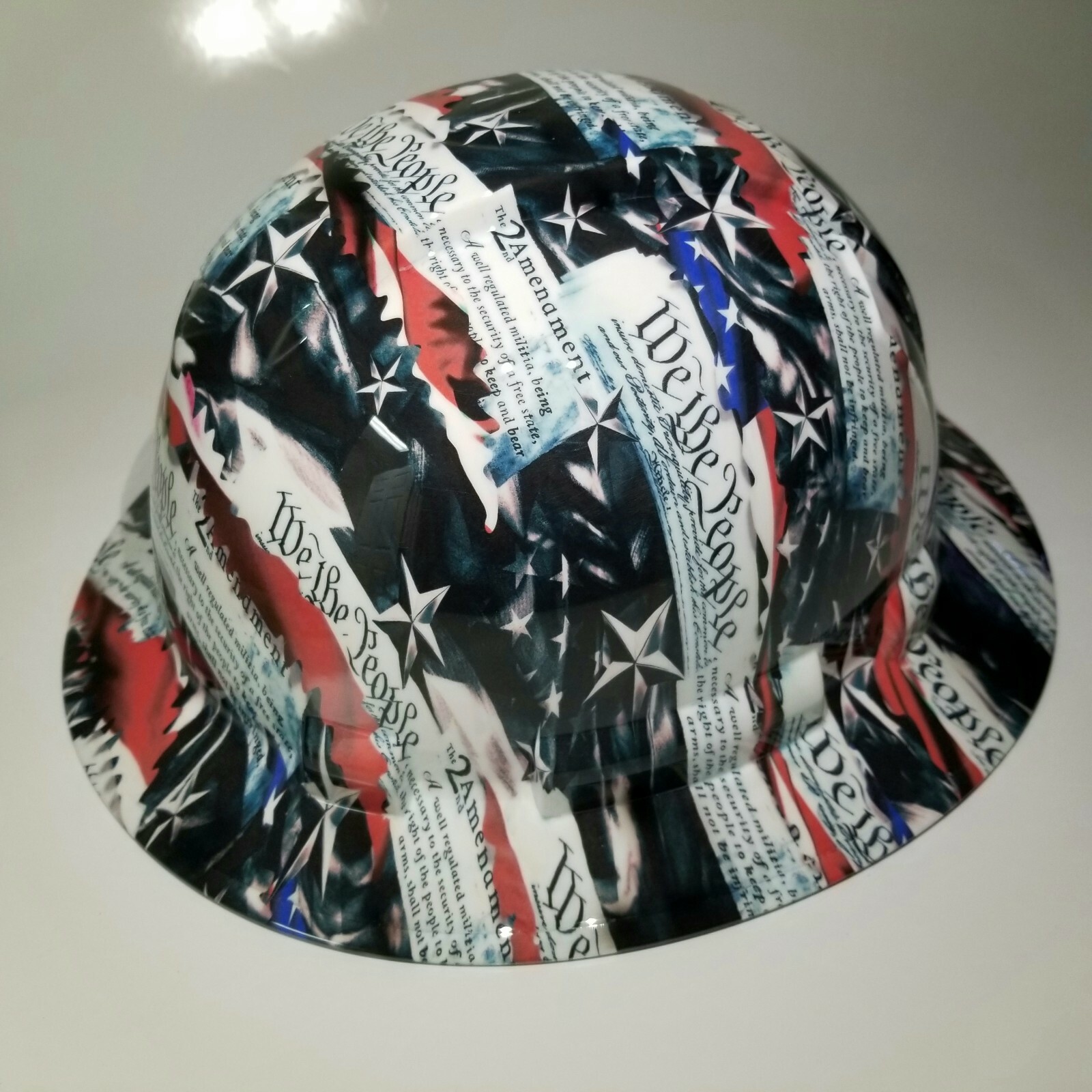 full brim custom hard hats