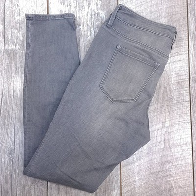 Athleta Skinny Jeans Women 4 Gray High Rise Stretch Denim Slim Fit Pants