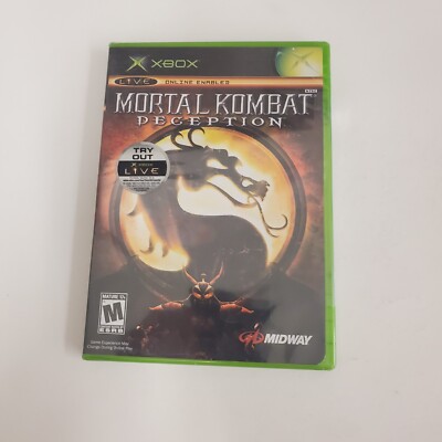 Mortal Kombat Deception 2004  Xbox SEALED.  RARE !! Free Fast Shipping