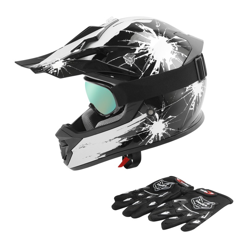DOT Youth Helmet Kids Motocross Child  ATV UTV MX OffRoad Go