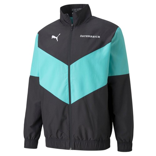 

[764841-15] Мужская КУРТКА Puma OFB AUSTRIA NATIONAL TEAM PREMATCH, Puma black/blue turquoise