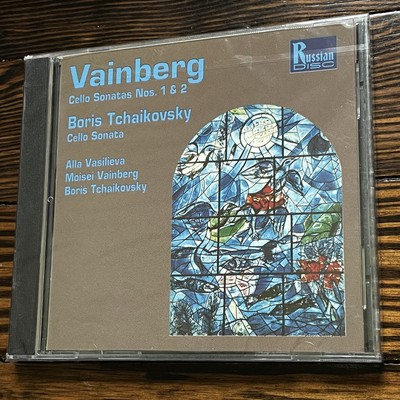 NEW / Vasilieva; Boris Tchaikovsky; Vainberg: Sonata for cello & piano No 1 in..
