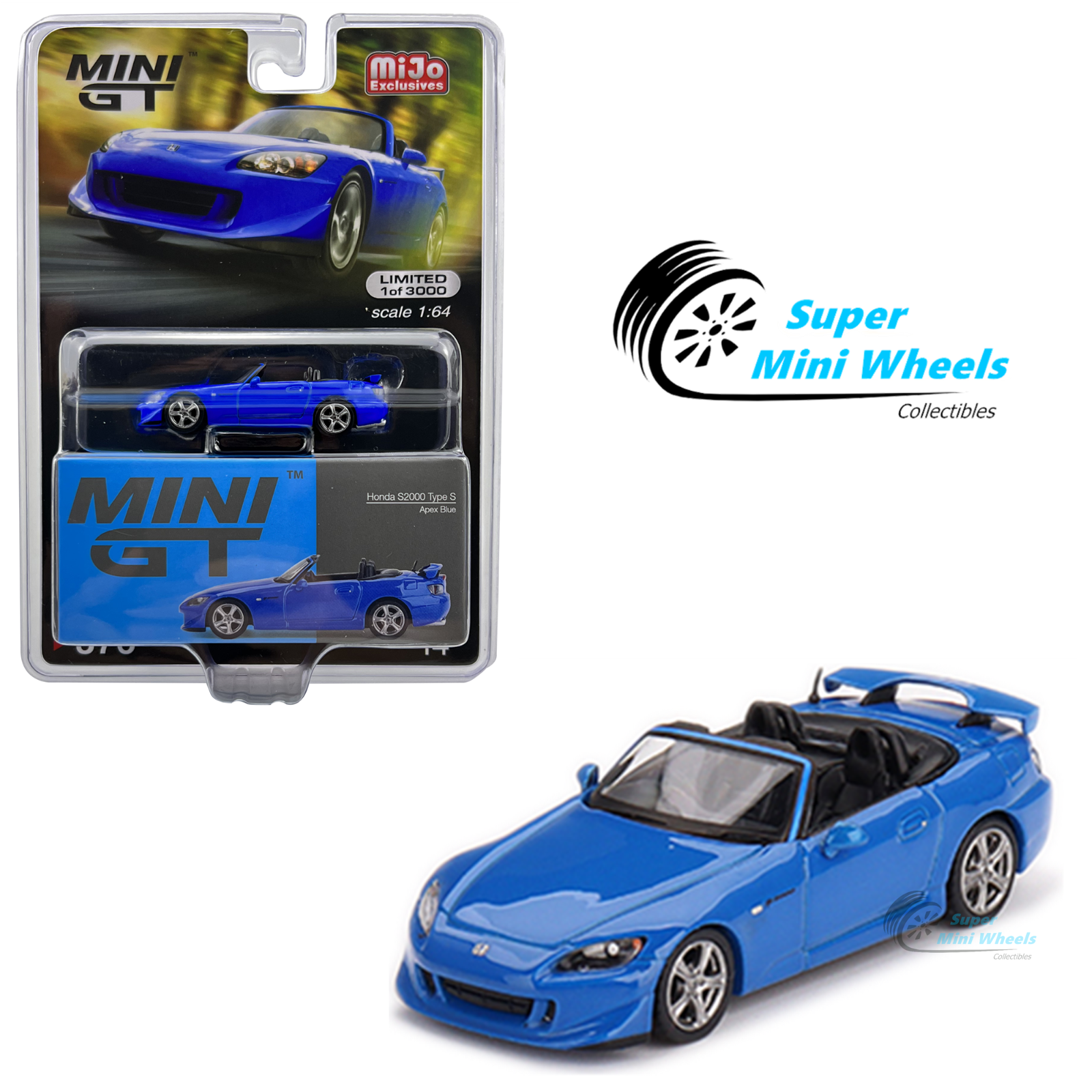 MINI GT Honda S2000 ミニカー 2色セット 7f4f9504-0322-49db-b46c-