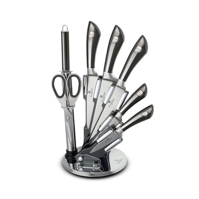 With Acrylic Knife Stand - Knife Sharpener A...