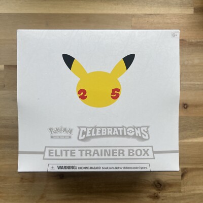 Pokémon TCG - Celebrations - Elite Trainer Box 25th Anniversary Factory Sealed