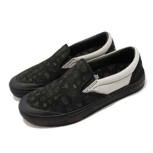 

Vans Cult x BMX Slip-On Black Grey Мужские кроссовки унисекс для скейтбординга VN0A5JISN42, Черный, Bmx Slip-on