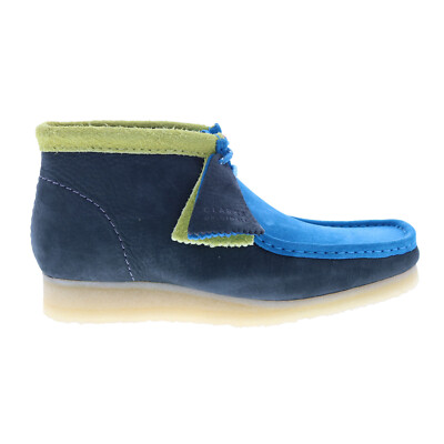 Ботинки Clarks Jamaica Bee Wallabee 26163073 Мужские синие замшевые ботинки Chukkas