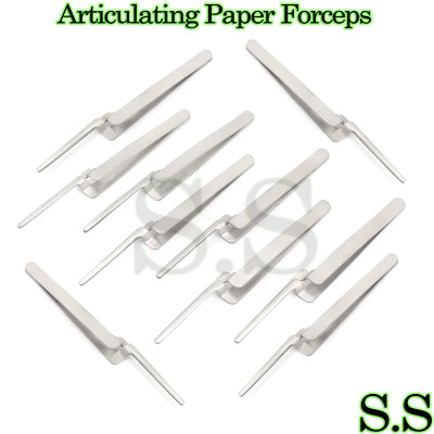 New 10 Articulating Paper Forceps Straight Surgical Dental Instrument