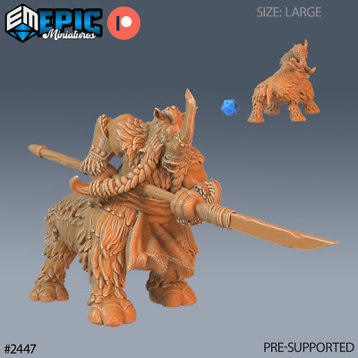 Rhino Centaur C | Epic Miniatures | RPG Wargaming 3D Printed Miniature