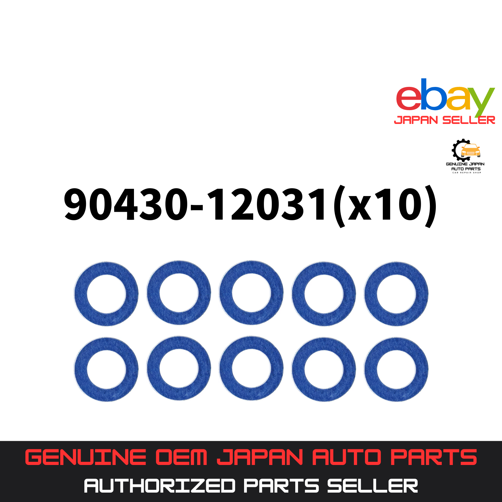 10Pcs Set Oil Drain Plug Gasket 90430-12031 Crush Washer Buy cheaply on