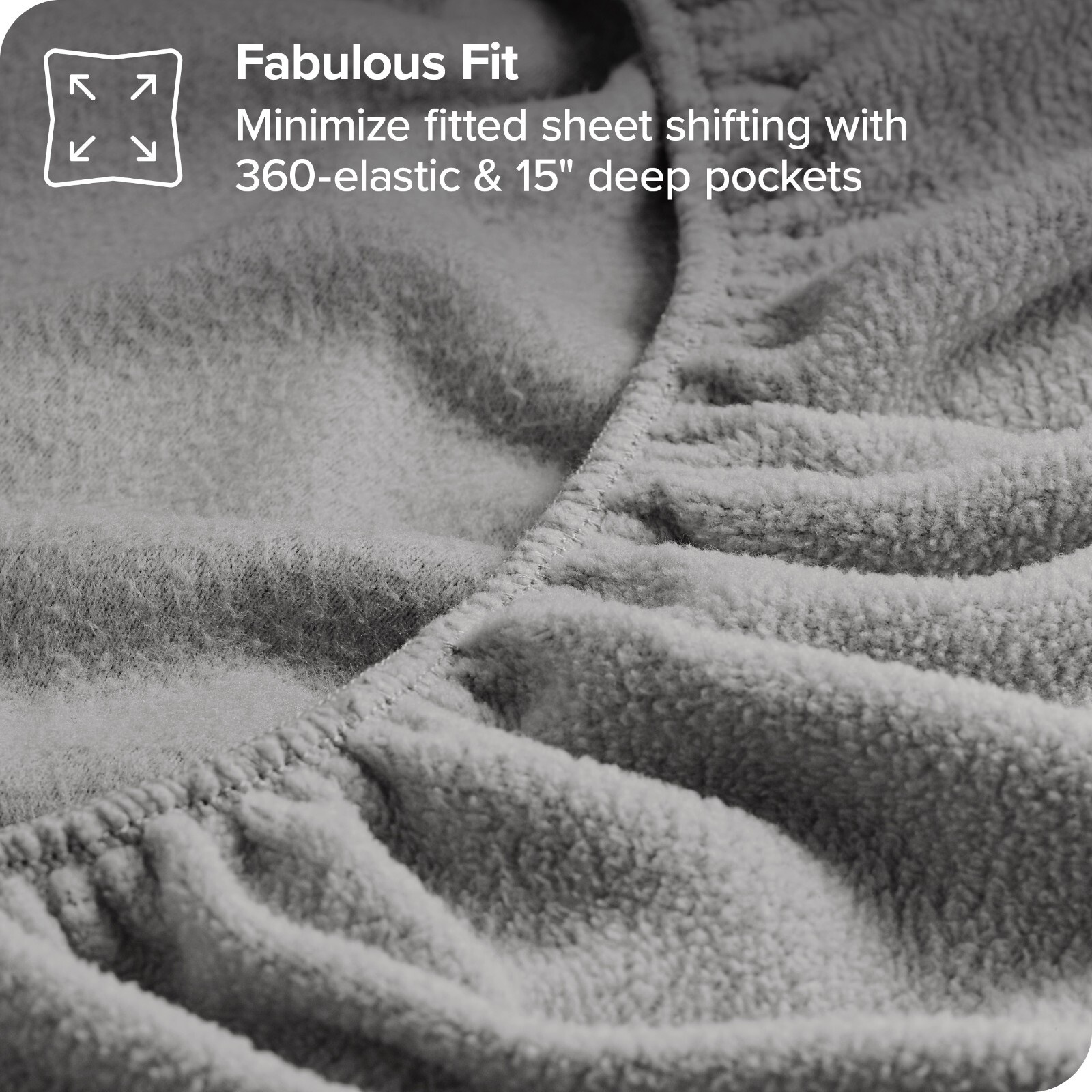 Super Soft Fleece Sheet Set - Deep Pocket, Cozy All-Season from Bare Home