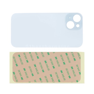 Big Camera Hole Back Glass Replacement Cover For Apple iPhone 15 Series