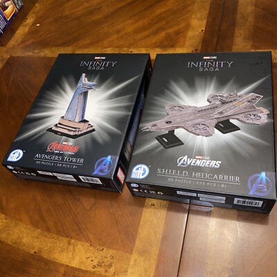 3D Cityscape 3D Puzzle Marvel - S.H.I.E.L.D. Helicarrier (220 Pieces) New 51035