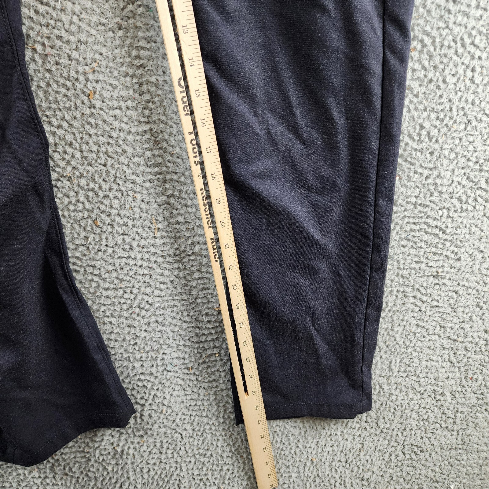The Men's Store at Bloomingdale's Flannel Tailored Fit Pants Men's 32Wx32L Navy - Picture 9 of 16