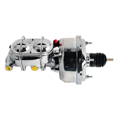 7" Street Hot Rod Power Brake Booster & Master Cylinder Brakes Custom Car Chrome