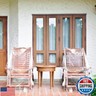 Tudomro 4 Pcs Outdoor Plastic Chair Cover Waterproof Armchair Clear Dust Proof Plastic Couch Cover for Furniture Sofa Chair Couch Recliner Furniture Storage and Moving, 37 x 30 x 30 Inch