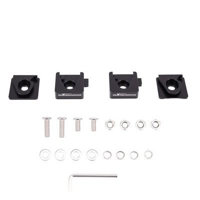 Motorhauben Halterung For Pickup Truck SUV Arbeitsleuchten Aluminium 42x36mm