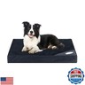OUPEIWAWA Orthopedic Outdoor Waterproof Dog Beds for Medium Dogs, Washable Crate Bed with Egg Crate Foam Pet Bed Mat and Removable Oxford Fabric Cooling Cover,36