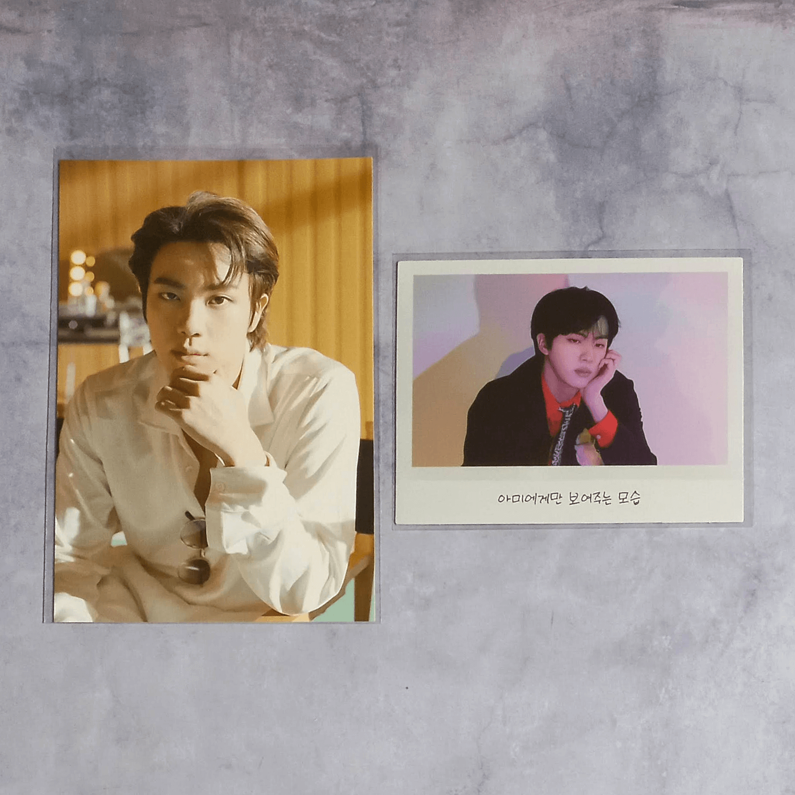 BTS memories 2017 Blu-ray JIN ジン★匿名配送 BTS JIN MEMORIES OF 2017 Official Photocard With mount Blu