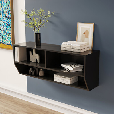 Media Entertainment Center W/storage Cabinet For Small Space