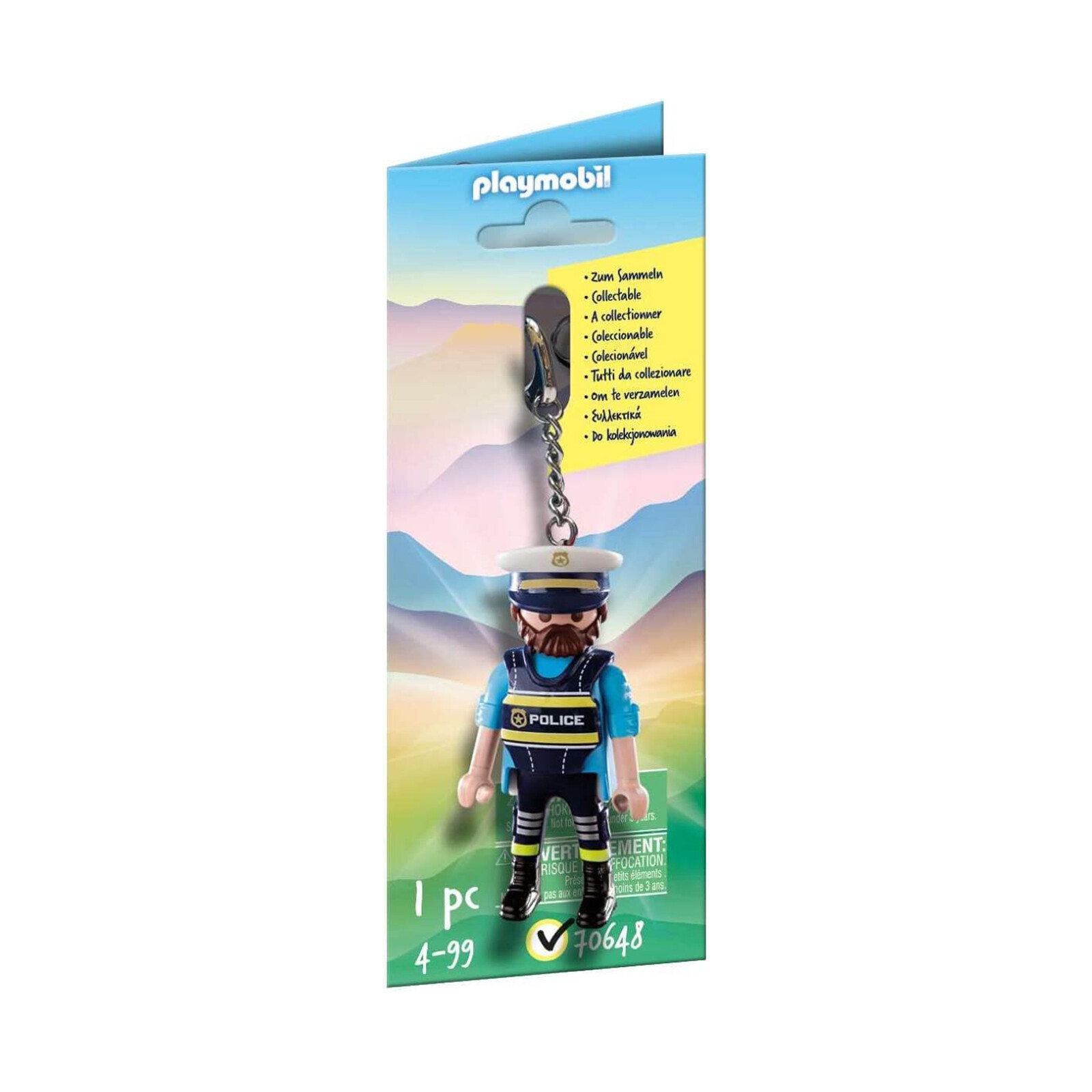 Набор брелков для ключей Playmobil Полицейский 70648 НОВЫЙ В НАЛИЧИИ