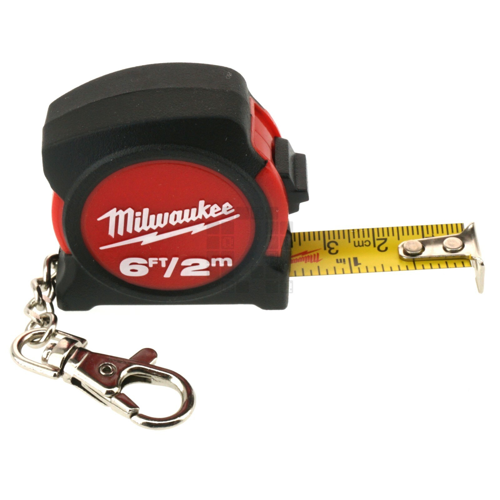 Milwaukee 48225506 6 Foot 2 Meter Keychain Tape Measure EBG