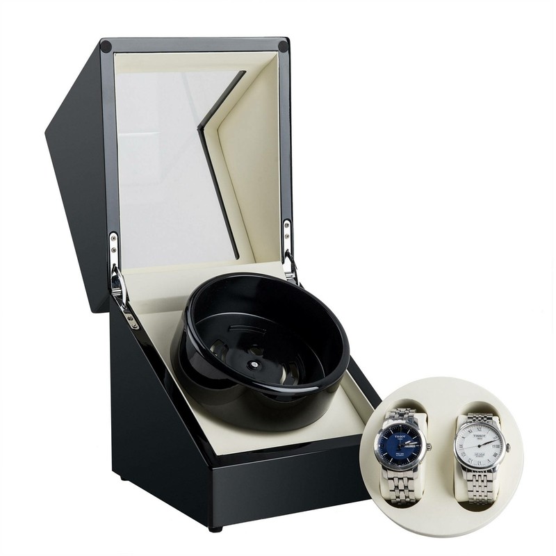 Automatischer Uhrenbeweger Uhrenbox Uhrenkasten Watchwinder Box für 2