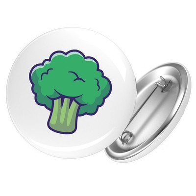 Button Brokkoli Comic Geschenkidee Brokkoli Geschenk Präsent Mitbringsel Souveni