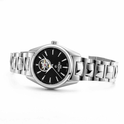 ROAMER ROAMER 984985 41 85 20 SEAROCK MASTER BLACK AUTOMATIC WRISTWATCH