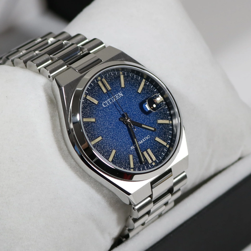 CITIZEN CITIZEN TSUYOSA AUTOMATIC MEN'S STAINLESS STEEL BLUE GRADIENT DIAL WATCH NJ0151-