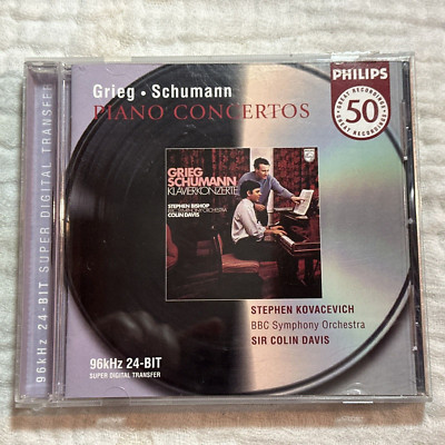 Grieg, Schumann: Piano Concertos [Audio CD] Edvard Grieg; Robert Schumann; Sir..