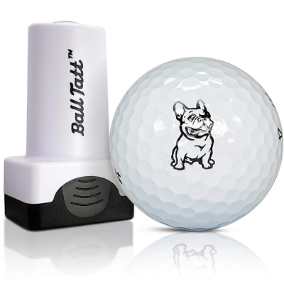 Tatt - French Bulldog Golf Ball Stamp Marker Quick-dry Self-inking Stamper