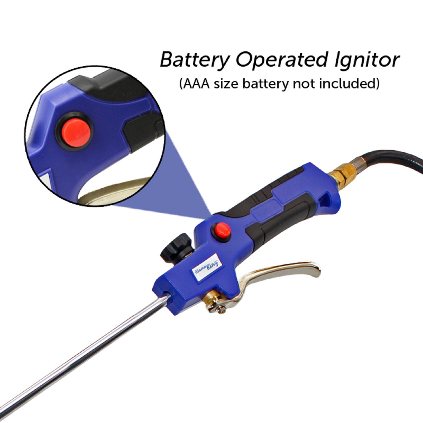 340,000 BTU Propane Torch with Built in Battery Operated Ignitor & Blast Trigger