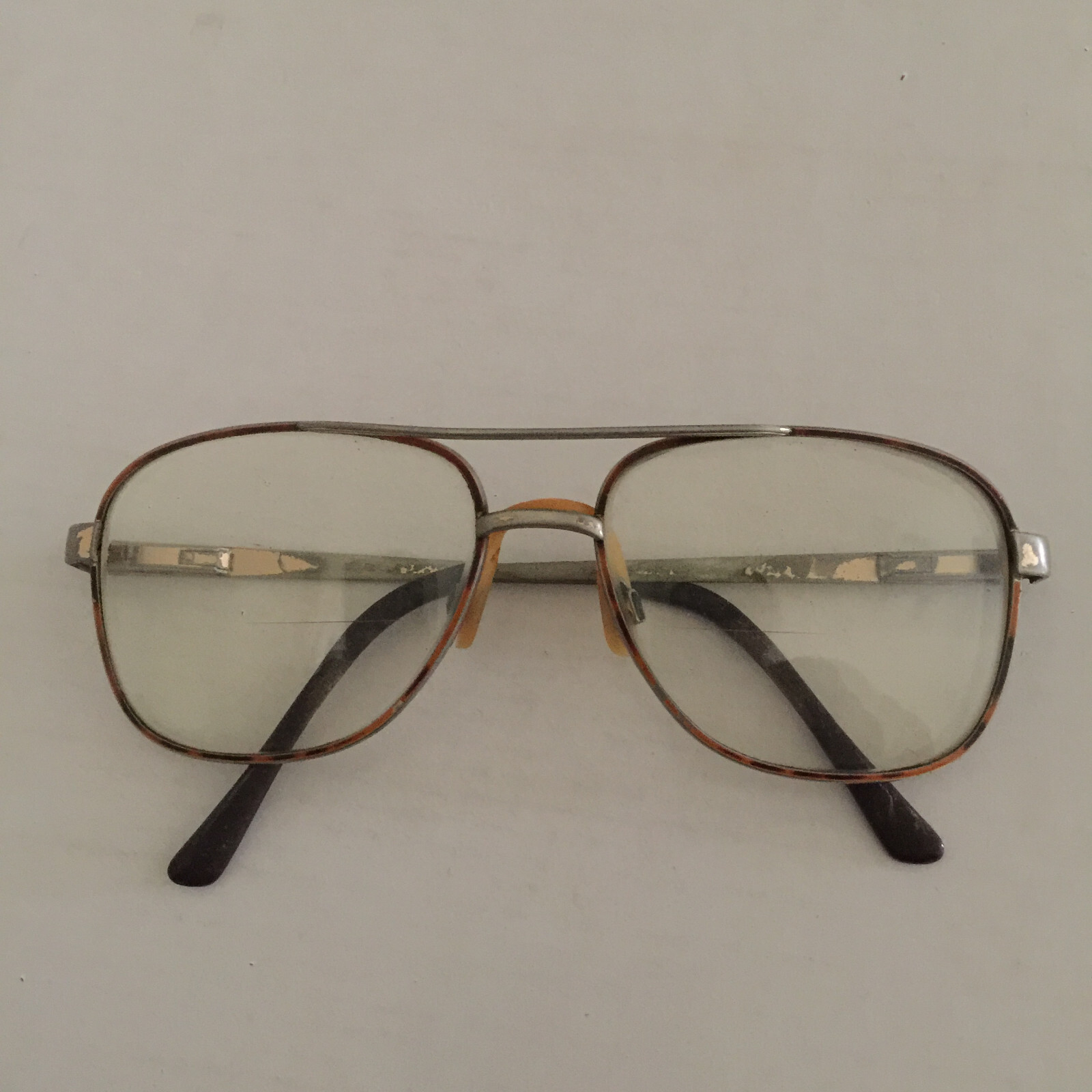 Vintage aviator Eyeglasses metal Frames size 55[]16 140
