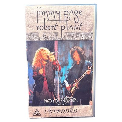 Jimmy Page |Robert Plant |No Quarter |Unledded |VHS |Excellent Condition