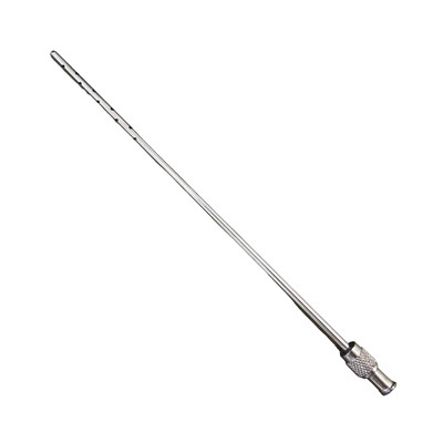 Liposuction Cannula, 6'' WL., Luer-Lock Connection, 22 holes, 2mm Diameter, Prem.