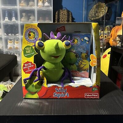 2005 Miss Spiders Sunny Patch Friends Silly Squirt Interactive Plush Toy + DVD
