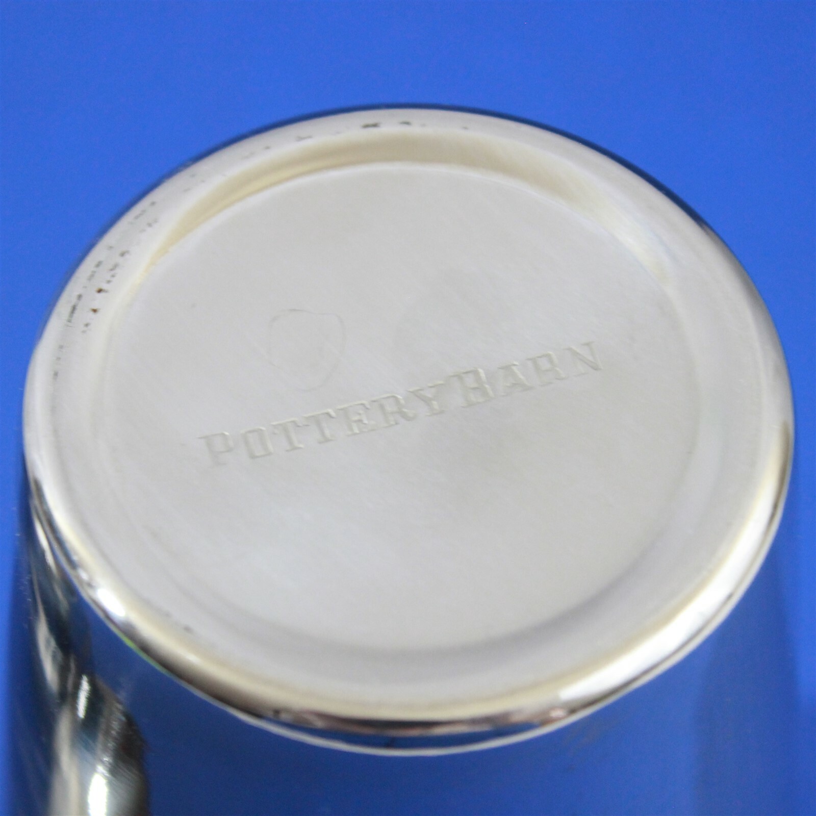 Pottery Barn Cocktail Shaker Bar Ware Stainless Steel Drink Mixer Martini