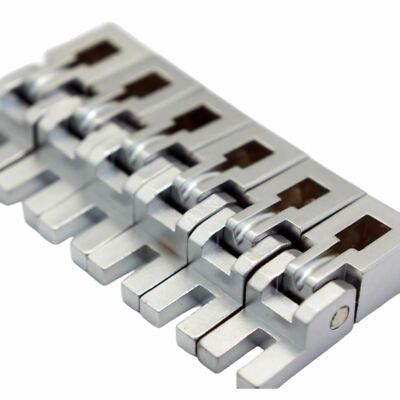 Floyd Rose FR1BSSSC 1000 Series Bridge Saddles, Set of 6, Satin Chrome