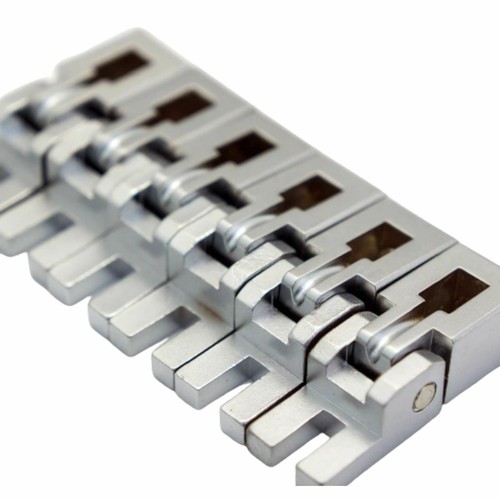Floyd Rose FR1BSSSC 1000 Series Bridge Saddles, Set of 6, Satin Chrome