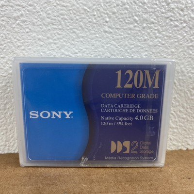 Sony 120m Computer Grade Data Cartridge DDS2 4gb DGD120M New Sealed