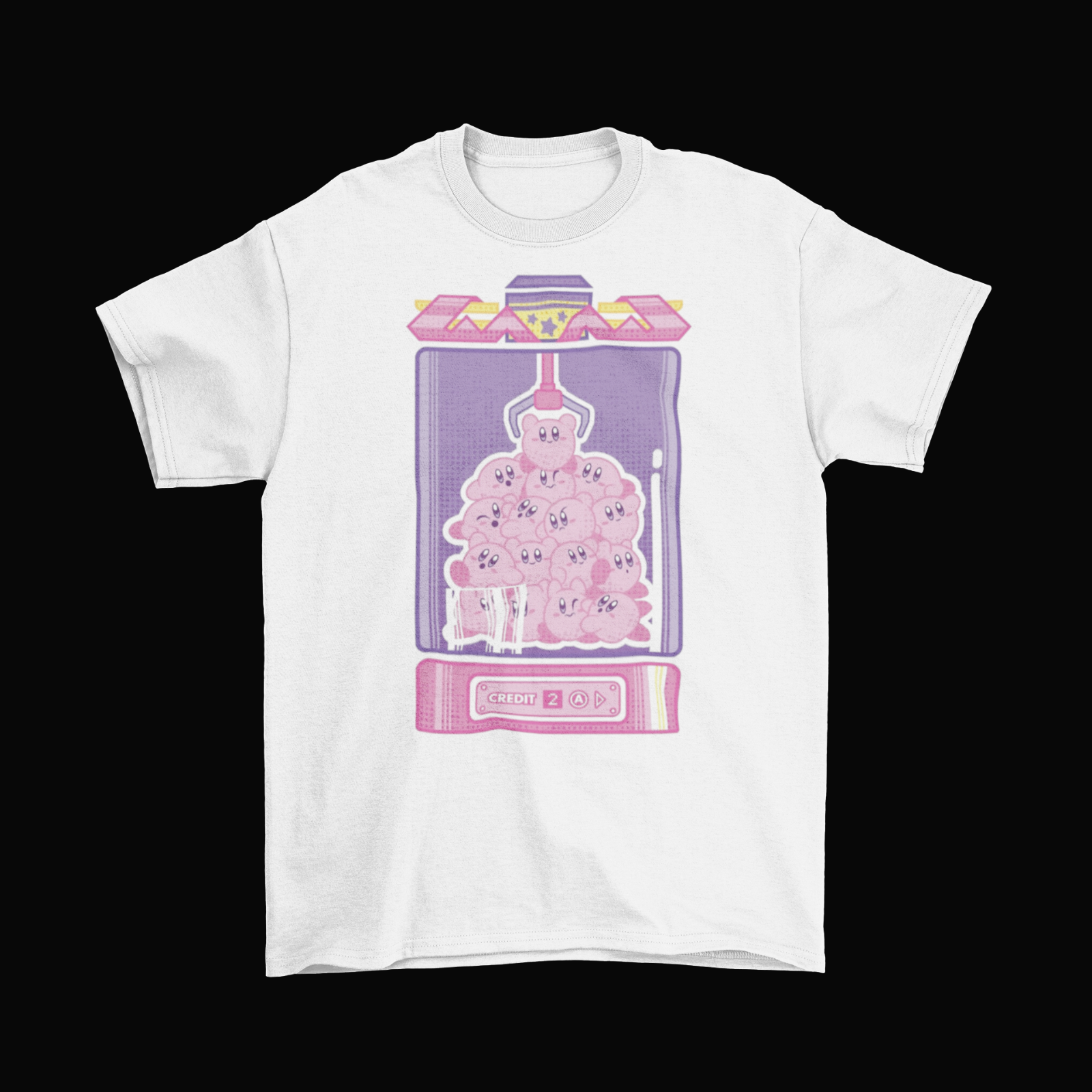 Kirby Crane Game T-Shirt Unisex Adult Sizes Crystal Shards